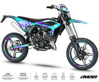 Graphics kit Beta 50cc RR 2021-2025 MX Sky