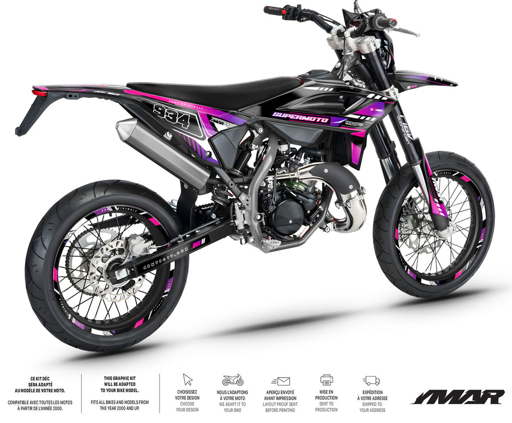 Graphics kit Beta 50cc RR 2021-2025 Nerine