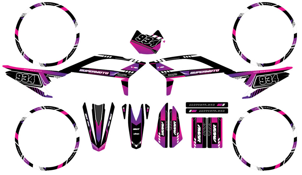 Graphics kit Beta 50cc RR 2021-2025 Nerine