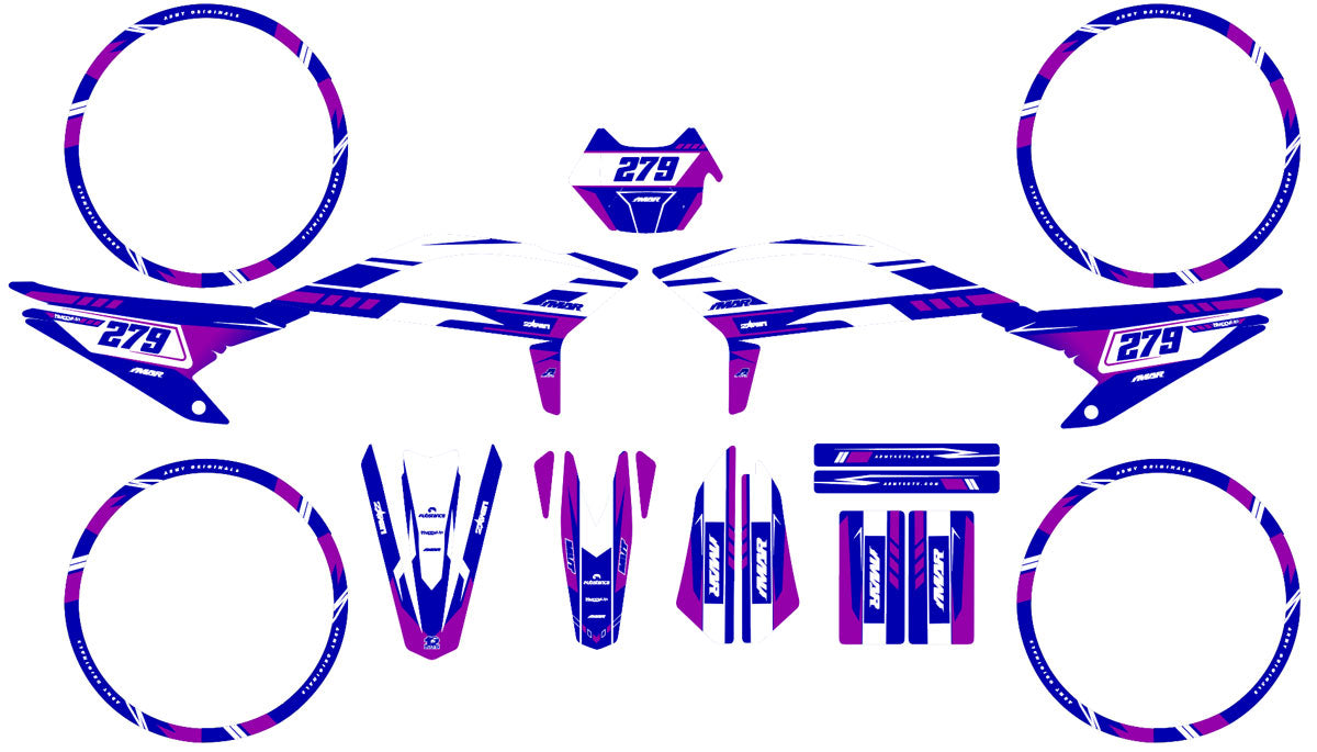 Graphics kit Beta 50cc RR 2021-2025 Skynine