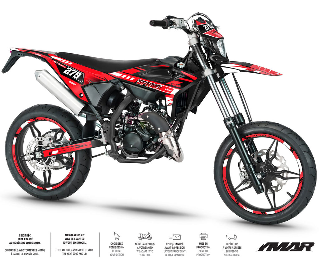 Graphics kit Beta 50cc RR 2021-2025 Skynine