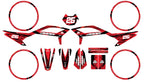 Graphics kit Beta 50cc RR 2021-2025 Flamer