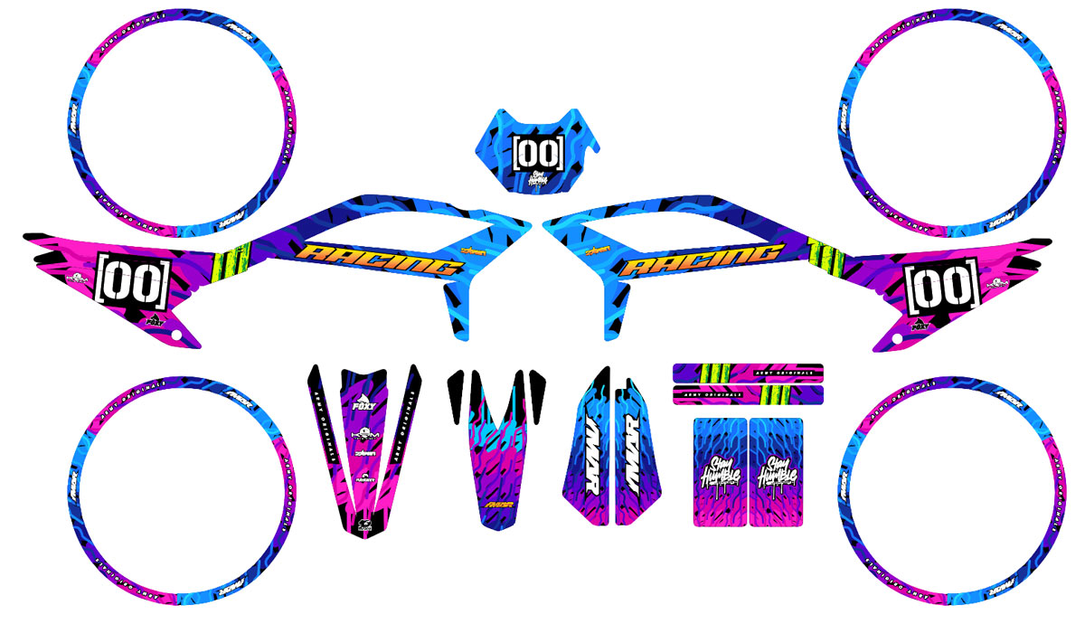 Graphics kit Beta 50cc RR 2021-2025 Sparkler