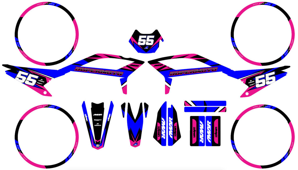 Graphics kit Beta 50cc RR 2021-2025 Stream