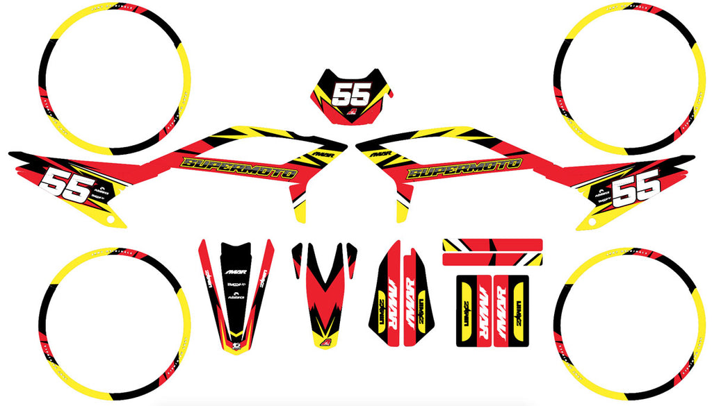 Graphics kit Beta 50cc RR 2021-2025 Stream