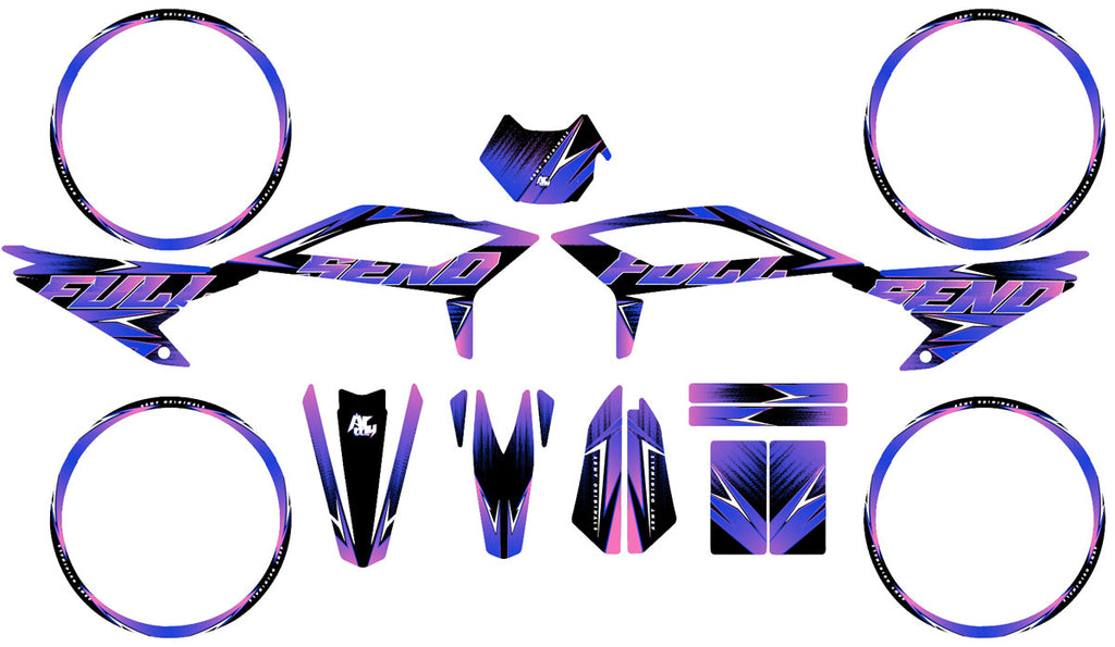 Graphics kit Beta 50cc RR 2021-2025 Message Star