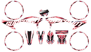 Dekor kit Beta RR 50 Motard 2021-2025 Shaker | Motorradaufkleber | Personalisierung 50cc | armysctv