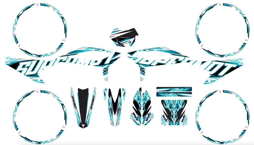 Kit déco Beta RR 50 Motard 2021-2025 Shaker | autocollants moto | personnalisation 50cc | armysctv