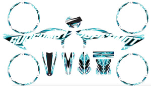 Dekor kit Beta RR 50 Motard 2021-2025 Shaker | Motorradaufkleber | Personalisierung 50cc | armysctv