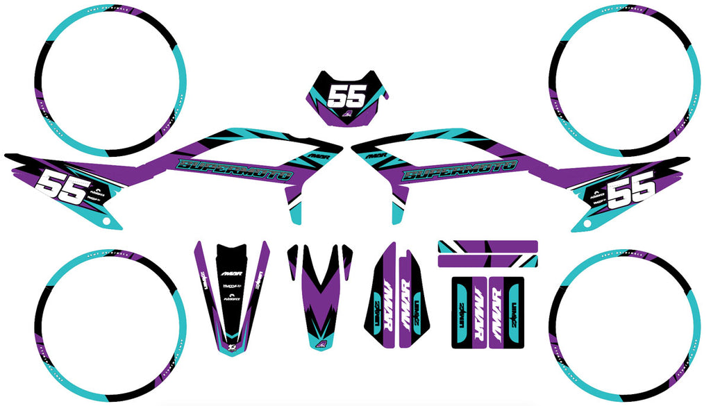 Graphics kit Beta 50cc RR 2021-2025 Stream