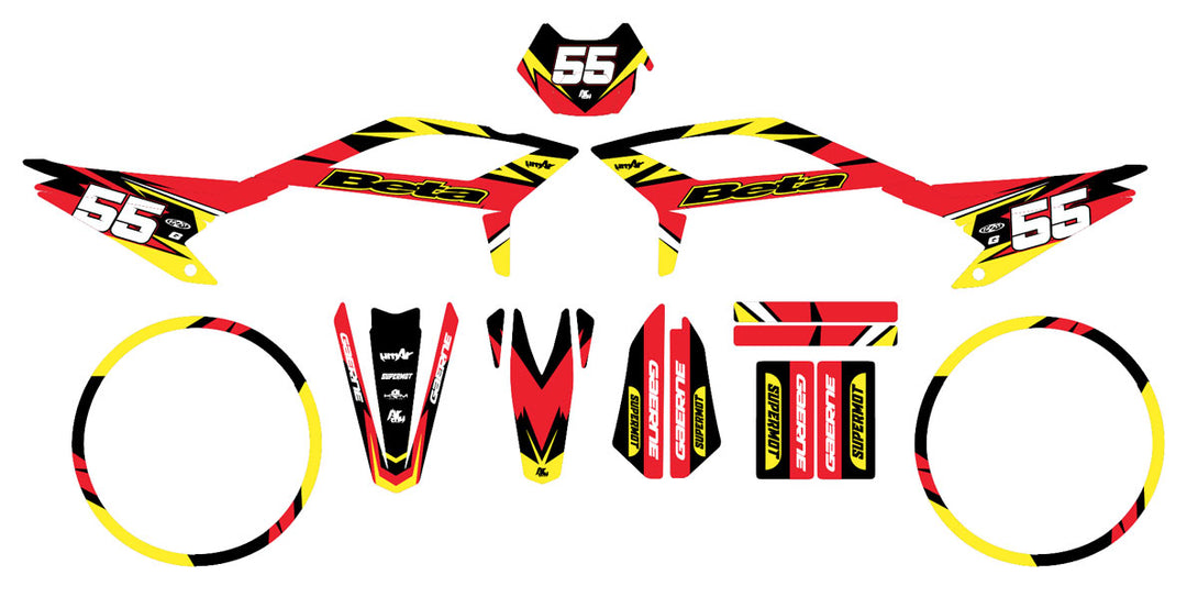 Kit déco 50cc Beta RR 2021-2025 Stream