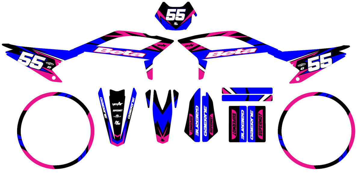 Graphic decals 50cc Beta RR 2021-2024 Stream – armysctv