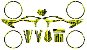 Kit déco Beta RR 50 Motard 2021-2025 Sunny nights | autocollants moto | personnalisation 50cc | armysctv