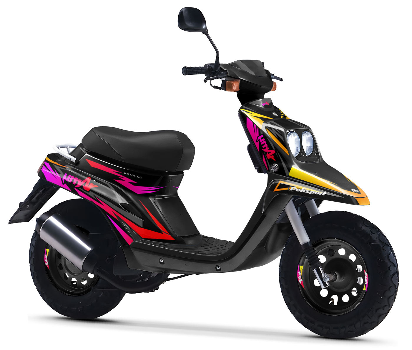 50cc Graphics kit MBK Booster / Yamaha BW's 1990-2003 Eclipse