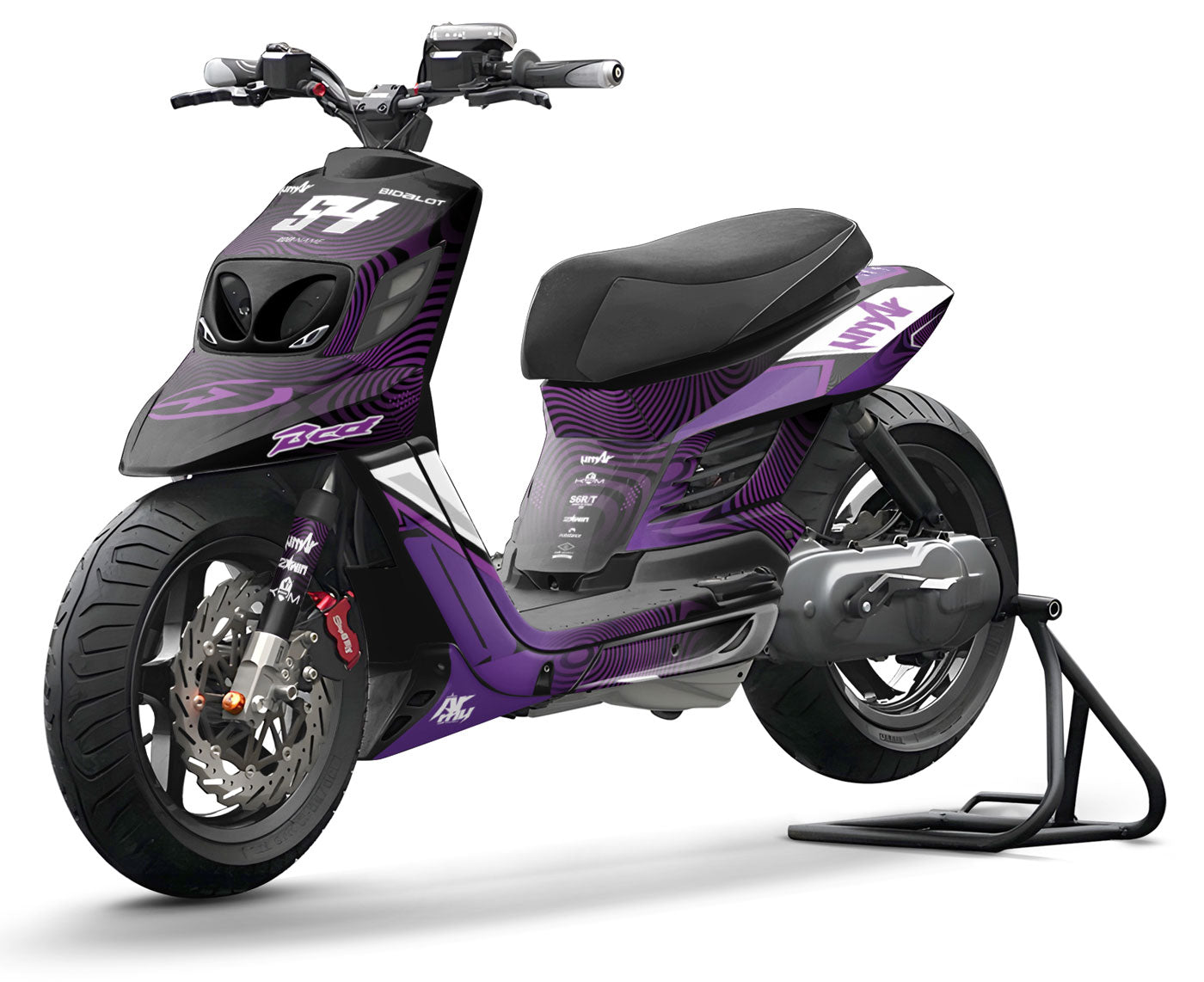 Graphics kit MBK Booster RX BCD/Yamaha BW's RX BCD Orion