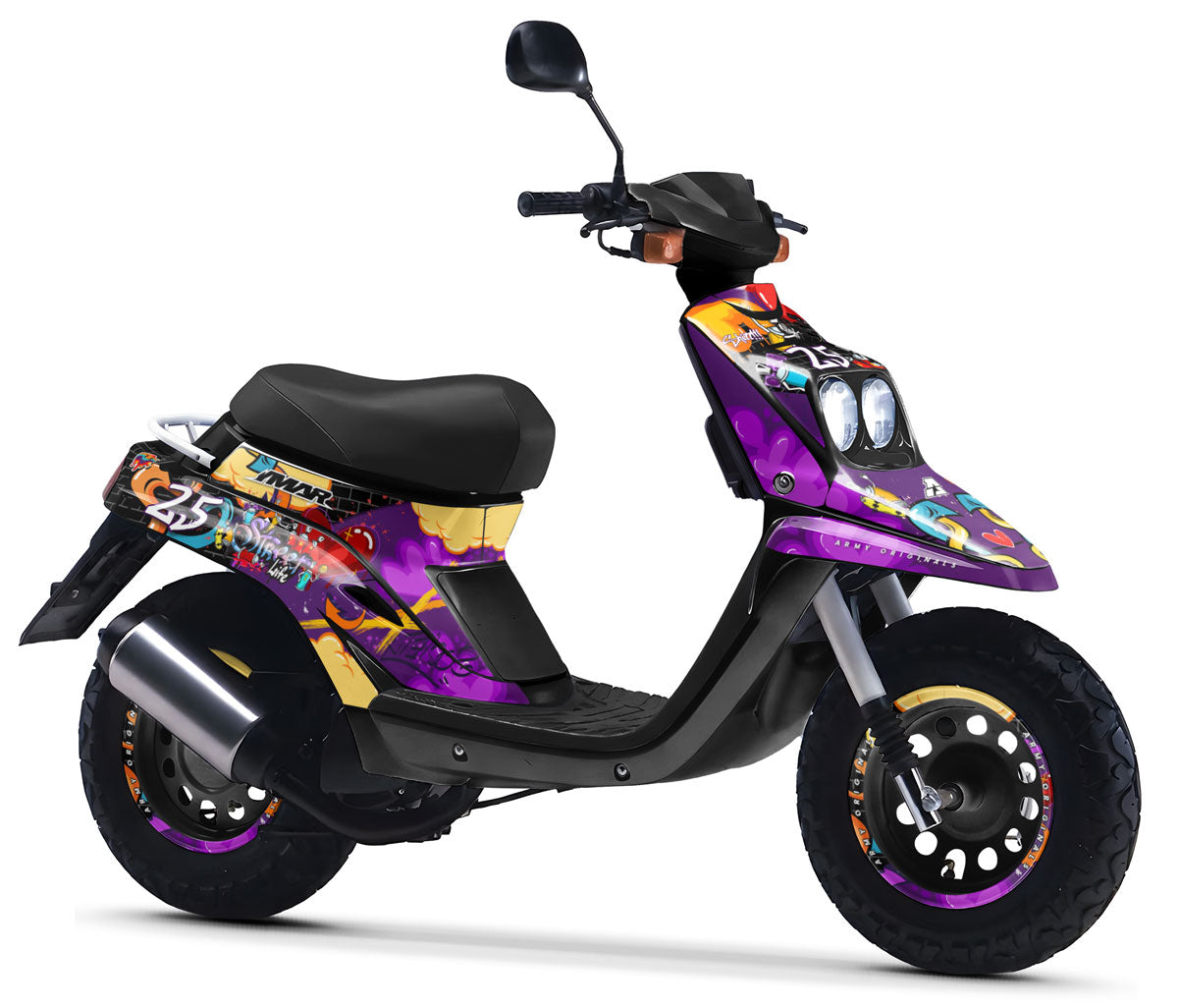 Dekor kit 50cc MBK Booster / Yamaha BW's 1990-2003 Alte Schule