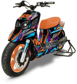 Kit déco MBK Booster RX BCD/Yamaha BW's RX BCD Electrify | autocollants moto | personnalisation 50cc | armysctv