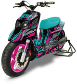 Kit déco MBK Booster RX BCD/Yamaha BW's RX BCD Electrify | autocollants moto | personnalisation 50cc | armysctv