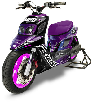 Kit déco MBK Booster RX BCD/Yamaha BW's RX BCD Galaxy | autocollants moto | personnalisation 50cc | armysctv