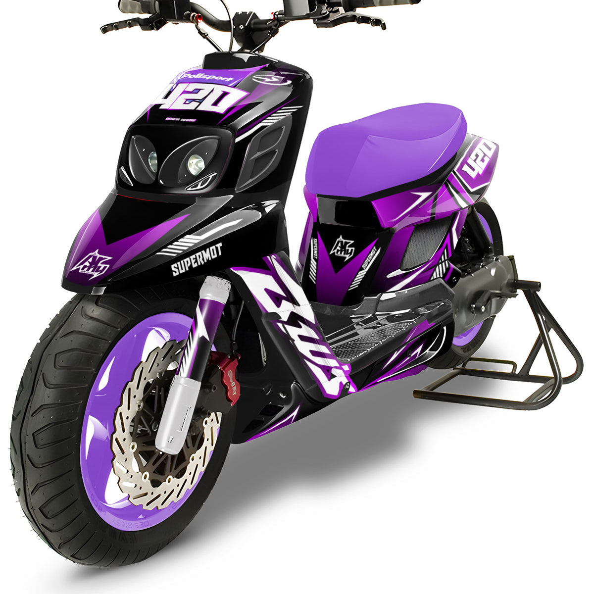Graphic decals 50cc MBK Booster / Yamaha BW's RX BCD MX Sky
