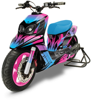 Kit déco MBK Booster RX BCD/Yamaha BW's RX BCD X-Fast | autocollants moto | personnalisation 50cc | armysctv