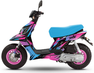 Kit déco MBK Booster RX BCD/Yamaha BW's RX BCD X-Fast | autocollants moto | personnalisation 50cc | armysctv