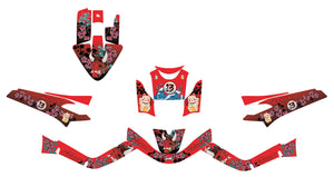 Kit déco 50cc MBK Booster / Yamaha BW's 2004-2018 Arigato | autocollants moto | personnalisation 50cc | armysctv