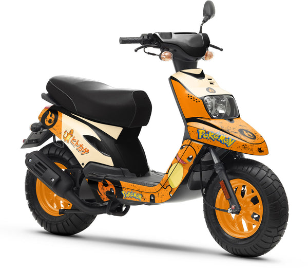 Graphic decals 50cc MBK Booster / Yamaha BW's 2004-2018 Charmander