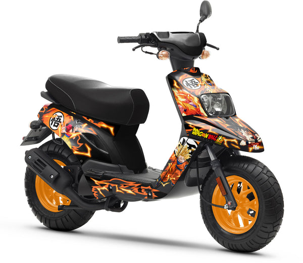 Graphic decals 50cc MBK Booster / Yamaha BW's 2004-2018 DBZ