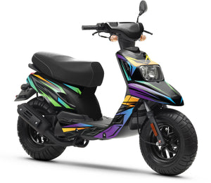 Kit déco 50cc MBK Booster / Yamaha BW's 2004-2018 Army Eclipse | autocollants moto | personnalisation 50cc | armysctv