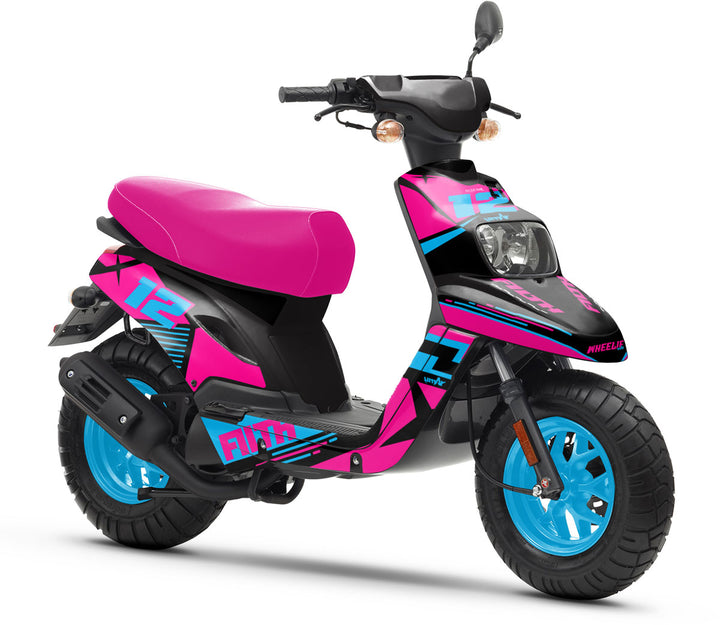 50cc Graphics kit MBK Booster Yamaha BW's 2004-2018 Filth Pink