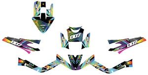 Kit déco 50cc MBK Booster / Yamaha BW's 2004-2018 Fourtwenty | autocollants moto | personnalisation 50cc | armysctv