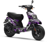 Kit déco 50cc MBK Booster / Yamaha BW's 2004-2018 Frost | autocollants moto | personnalisation 50cc | armysctv