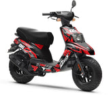 Kit déco 50cc MBK Booster / Yamaha BW's 2004-2018 Frost | autocollants moto | personnalisation 50cc | armysctv