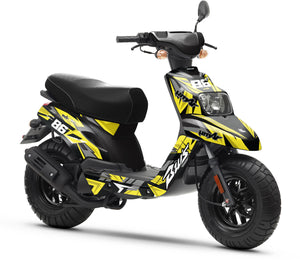 Kit déco 50cc MBK Booster / Yamaha BW's 2004-2018 Frost | autocollants moto | personnalisation 50cc | armysctv
