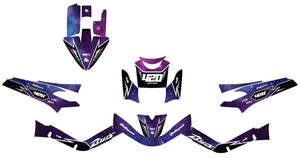 Kit déco 50cc MBK Booster / Yamaha BW's 2004-2018 Galaxy | autocollants moto | personnalisation 50cc | armysctv