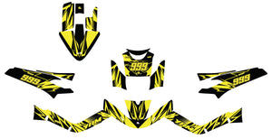 Kit déco 50cc MBK Booster / Yamaha BW's 2004-2018 Huitième | autocollants moto | personnalisation 50cc | armysctv