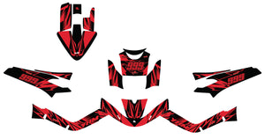 Kit déco 50cc MBK Booster / Yamaha BW's 2004-2018 Huitième | autocollants moto | personnalisation 50cc | armysctv