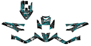 Kit déco 50cc MBK Booster / Yamaha BW's 2004-2018 Redrum | autocollants moto | personnalisation 50cc | armysctv