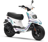 Kit déco 50cc MBK Booster / Yamaha BW's 2004-2018 Lys | autocollants moto | personnalisation 50cc | armysctv