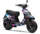 Kit déco 50cc MBK Booster / Yamaha BW's 2004-2018 MX Sky | autocollants moto | personnalisation 50cc | armysctv