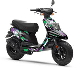 Kit déco 50cc MBK Booster / Yamaha BW's 2004-2018 MX Sky | autocollants moto | personnalisation 50cc | armysctv