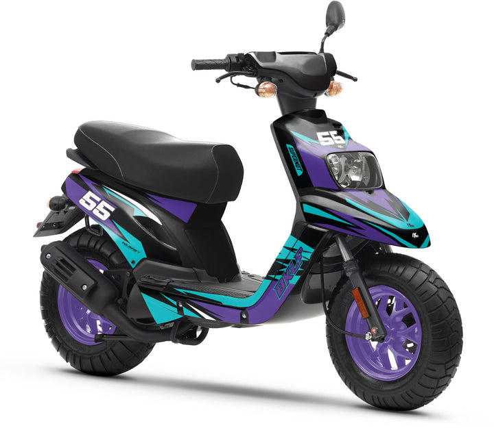Graphic decals MBK Booster Yamaha BW's Stream Fluid and modern