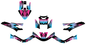 Kit déco 50cc MBK Booster / Yamaha BW's 2004-2018 X-Fast | autocollants moto | personnalisation 50cc | armysctv