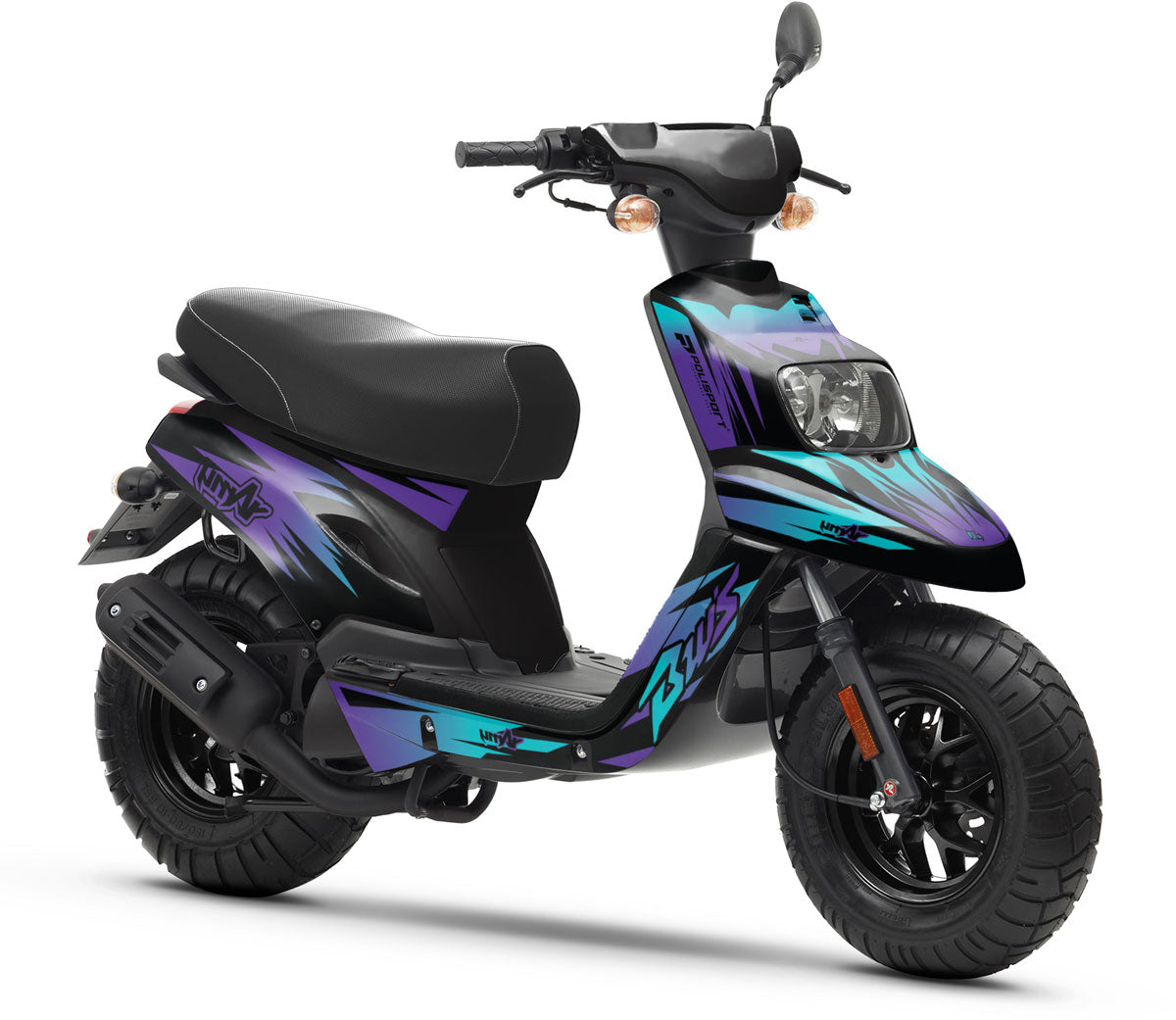 Dekor kit 50cc MBK Booster / Yamaha BW's 2004-2018 X-Fast | Motorradaufkleber | Personalisierung 50cc | armysctv