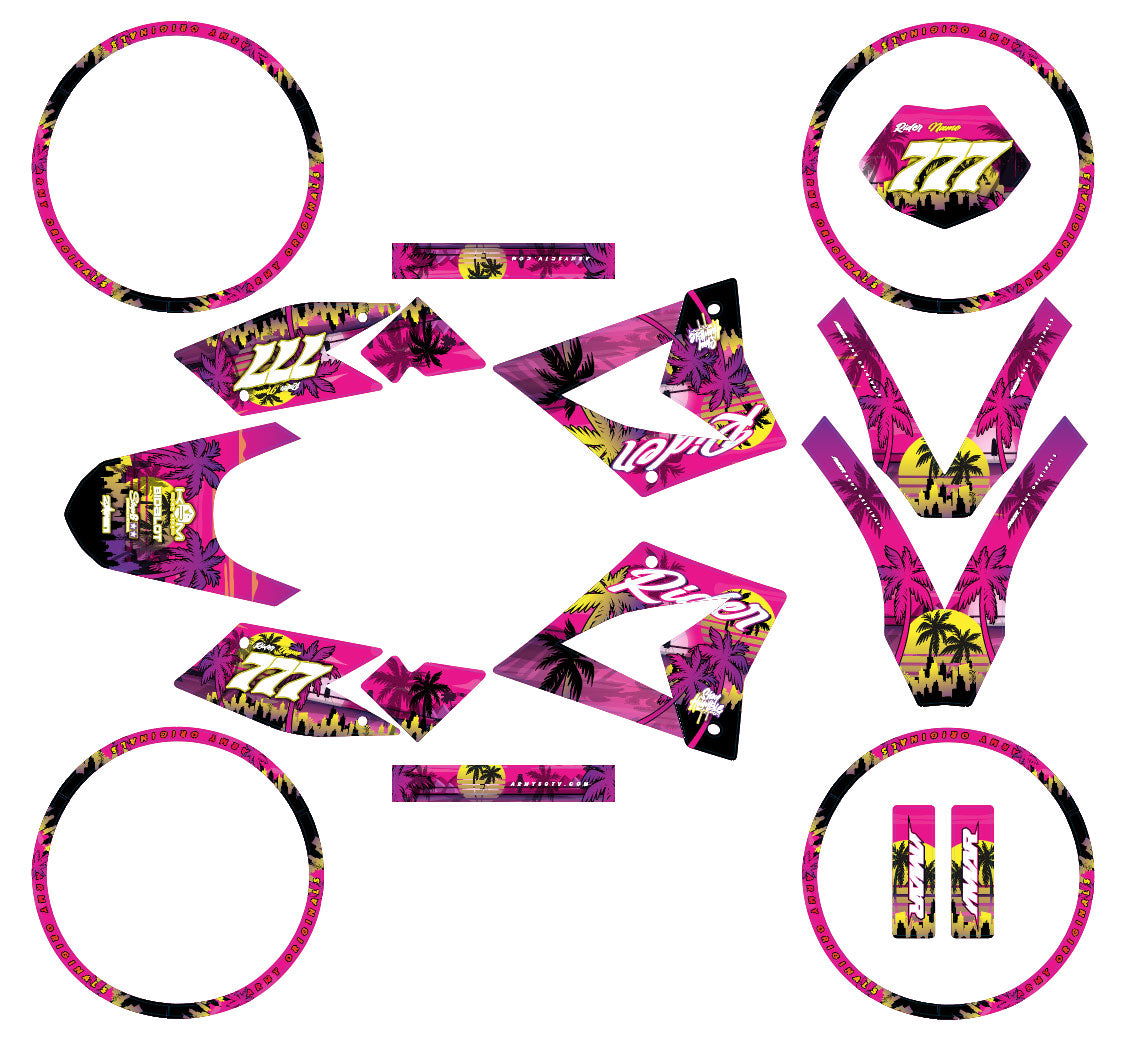 Kit déco 50cc CPI SMX 2005-2015 Miami