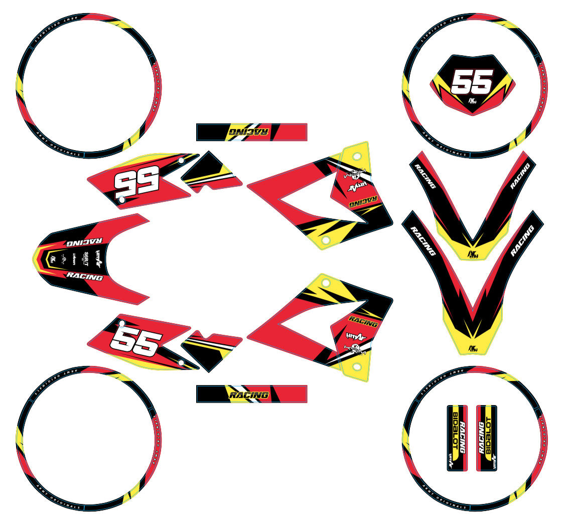 Kit déco 50cc CPI SMX 2005-2015 Stream