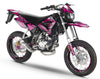Kit pegatinas 50cc CPI SMX 2005-2015 Diseño Cutvector en una motocicleta supermotard.