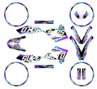 Dekor kit 50cc CPI SMX 2005-2015 Shiro - Aufklebergrafiken für Supermoto-Motorrad.