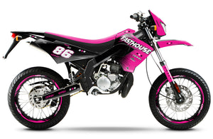 Kit déco Derbi Senda Victoria Bull 50cc 2003-2010 Fasthouse | autocollants moto | personnalisation 50cc | armysctv